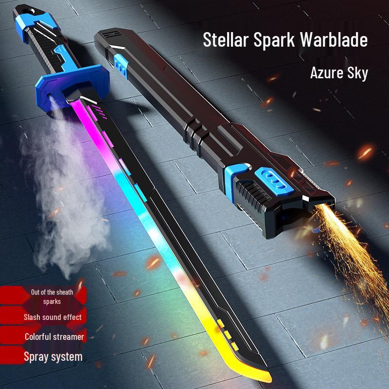 Электрический меч в стиле инфлюенсера Douyin со световыми и звуковыми эффектами - крутая игрушка для мальчиков
Электрический меч в стиле инфлюенсера Douyin со световыми и звуковыми эффектами - крутая игрушка для мальчиков