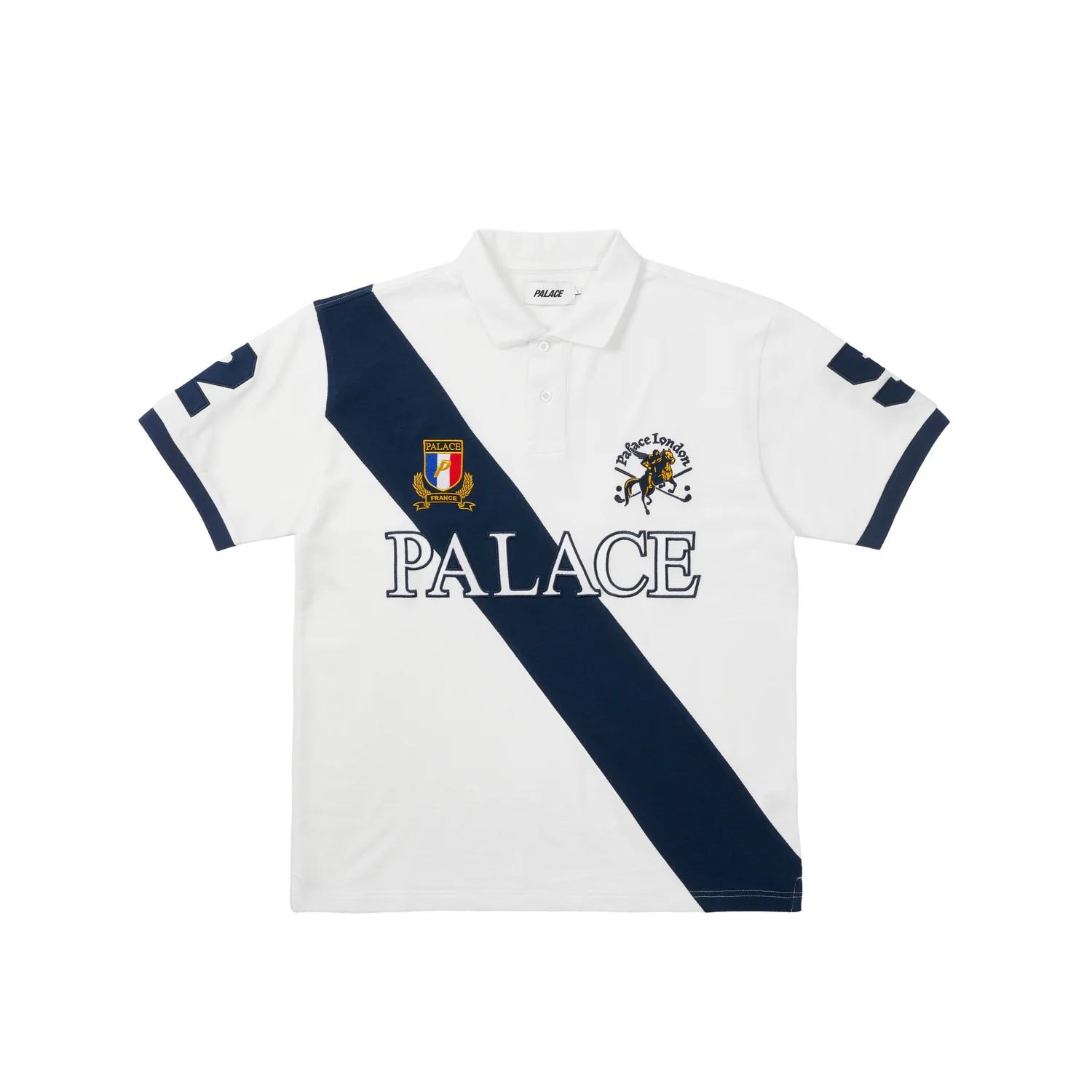 Palace Geezer Polo White/Navy Unisex Tops P28ES059 L
Palace Geezer Polo White/Navy Unisex Tops P28ES059 L