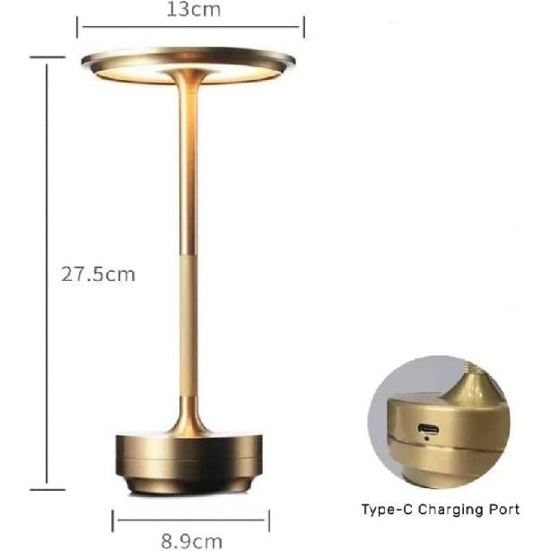 Cordless I-Shaped Metallic Table Lamp with Touch Sensor, 3 Colors Dimmable Rechargeable Desk Light, Waterproof LED Decorative Light for Bedroom Silver-B
Cordless I-Shaped Metallic Table Lamp with Touch Sensor, 3 Colors Dimmable Rechargeable Desk Light, Waterproof LED Decorative Light for Bedroom Silver-B