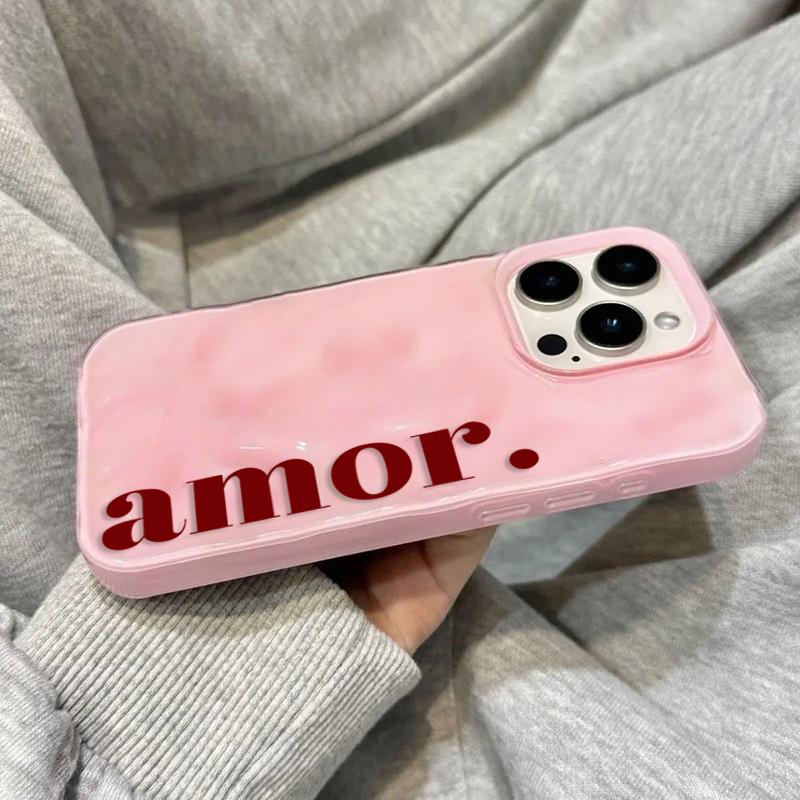 Trendy Red English Amor Pattern Phone Case For IPhone 17 Air 16 15 13 14 12 11 Pro Max Plus 16E 17 Pro Y2K Advanced Cover iPhone 11
Trendy Red English Amor Pattern Phone Case For IPhone 17 Air 16 15 13 14 12 11 Pro Max Plus 16E 17 Pro Y2K Advanced Cover iPhone 11