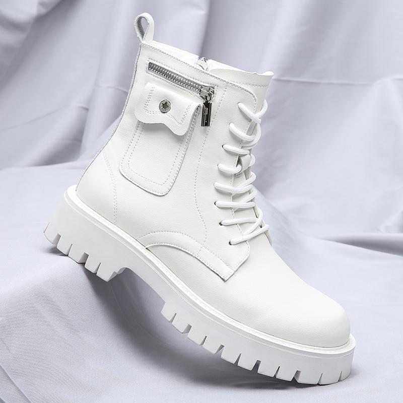 Fashion Genuine Leather British Style Thick Soled Boots Quality Wear-resistant Rubber Soles Ankle Shoes Men Comfortable Motorcycle Boots 44 белый
Fashion Genuine Leather British Style Thick Soled Boots Quality Wear-resistant Rubber Soles Ankle Shoes Men Comfortable Motorcycle Boots 44 белый