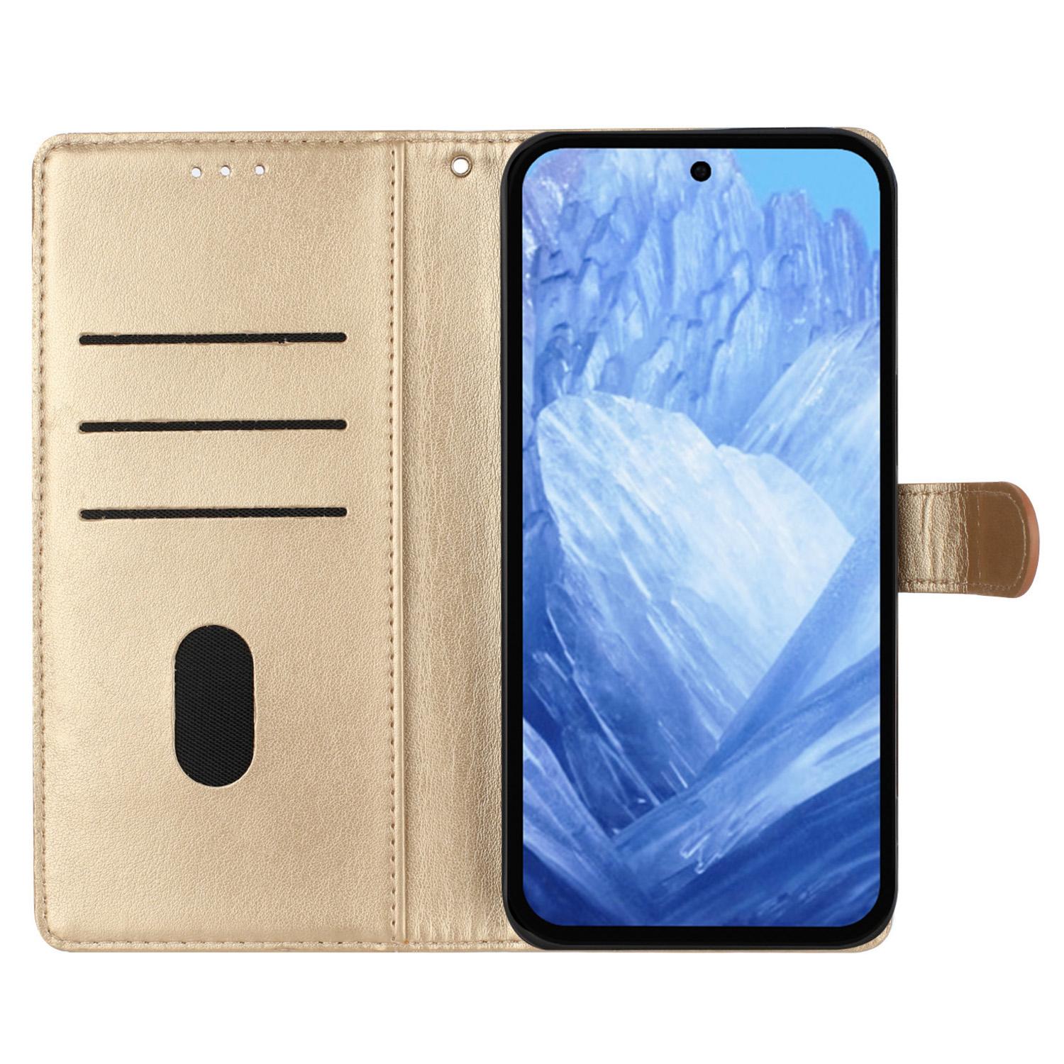 For Google Pixel 9 Pro XL Wallet Phone Case Butterfly Floral Imprint Leather Flip Cover Gold
For Google Pixel 9 Pro XL Wallet Phone Case Butterfly Floral Imprint Leather Flip Cover Gold