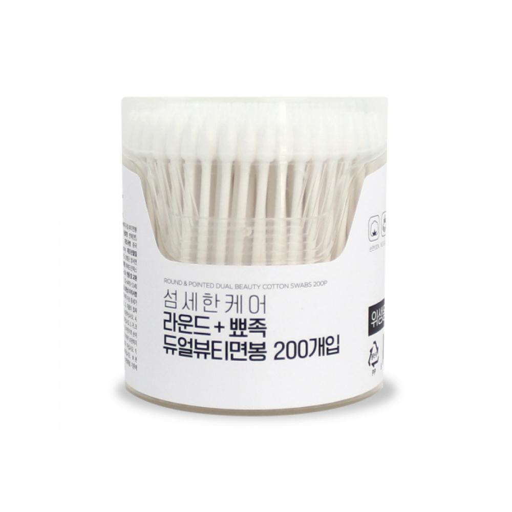 Sonaksonak Delicate Care Round Pointed Dual Beauty Swab 200pcs NONE
Sonaksonak Delicate Care Round Pointed Dual Beauty Swab 200pcs NONE