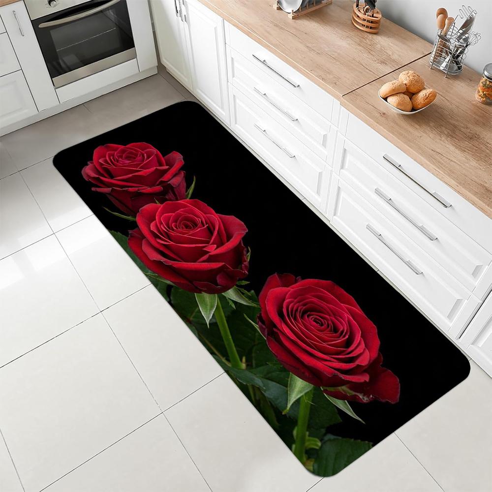 Red Rose Flower Pattern Carpet Mat Rug Living Room Home Decoration Romantic Floral Floor Mat Valentine Day Gift Non Slip 40X120CM
Red Rose Flower Pattern Carpet Mat Rug Living Room Home Decoration Romantic Floral Floor Mat Valentine Day Gift Non Slip 40X120CM