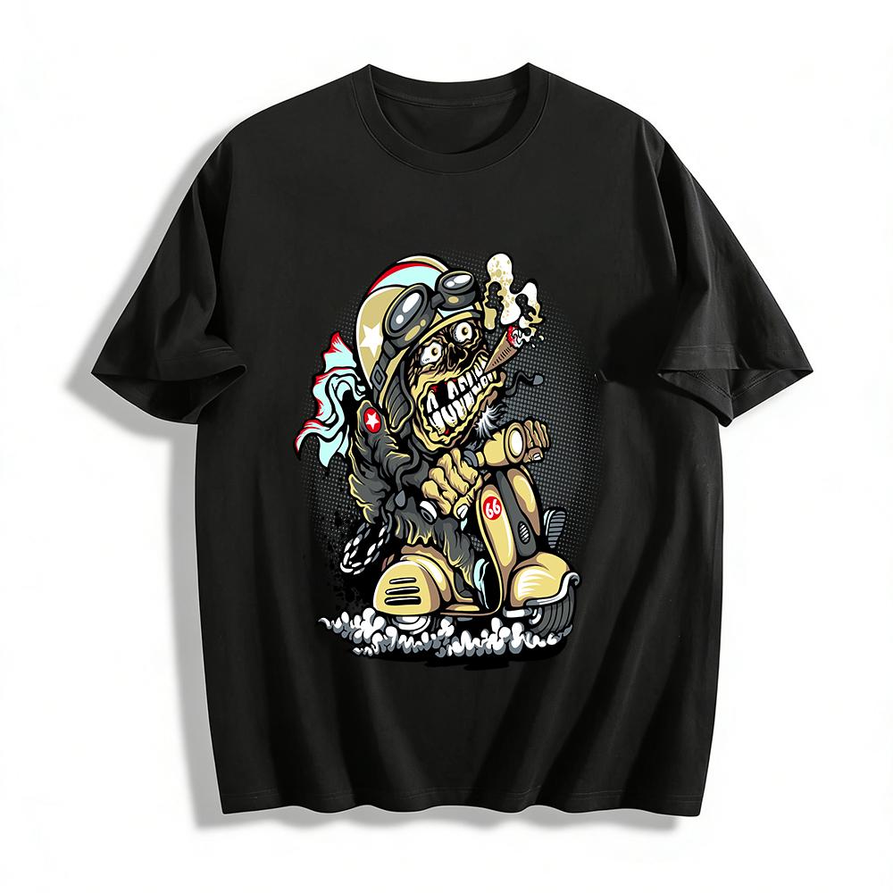 Vintage Skull Biker Graphic Casual Motorcycle Tee Shirt Pure cotton T-shirt XXS
Vintage Skull Biker Graphic Casual Motorcycle Tee Shirt Pure cotton T-shirt XXS
