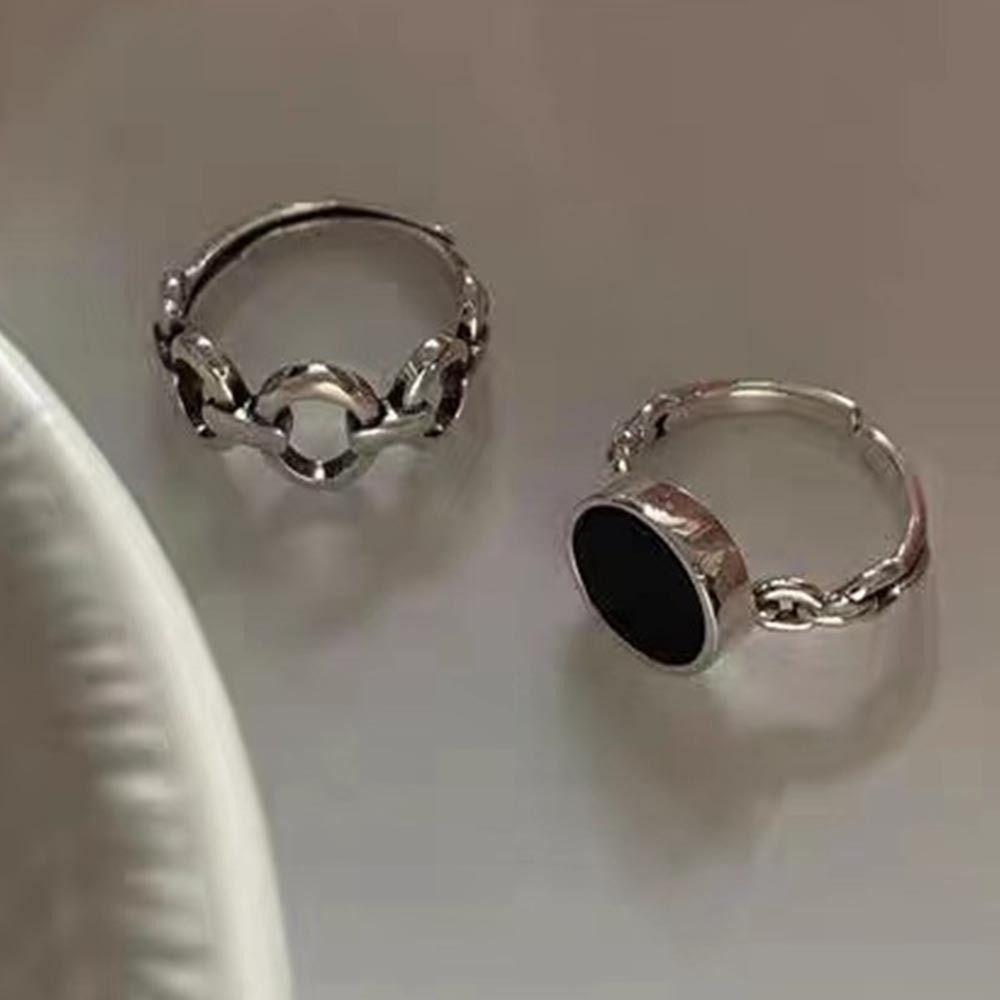 Classic Jewelry Silver Couple Jewelry Korean Style Accessories Hollow Ring Zinc Zinc Alloy Women Round Ring
Classic Jewelry Silver Couple Jewelry Korean Style Accessories Hollow Ring Zinc Zinc Alloy Women Round Ring