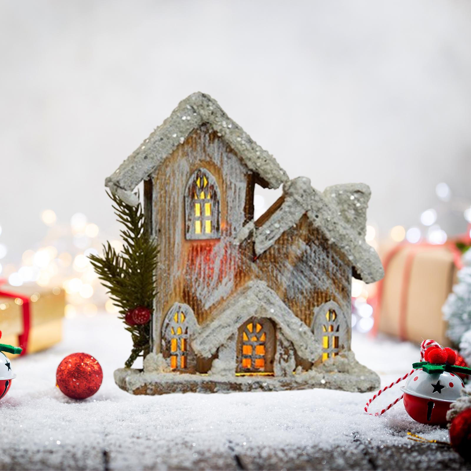 Статуя різдвяного снігового будинку з легкими різдвяними прикрасами для домашньої полиці в приміщенні Style D
Статуя різдвяного снігового будинку з легкими різдвяними прикрасами для домашньої полиці в приміщенні Style D