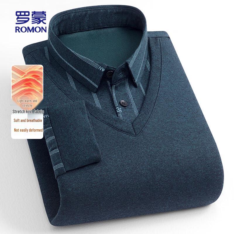 Romon Men s Striped Mock-Layer Knitted Sweater F09 3XL
Romon Men s Striped Mock-Layer Knitted Sweater F09 3XL