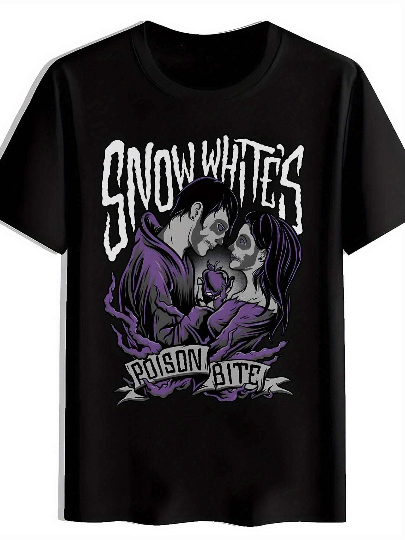 Black T-shirt with Snow White S Poison Bite Graphic - Gothic Style S
Black T-shirt with Snow White S Poison Bite Graphic - Gothic Style S