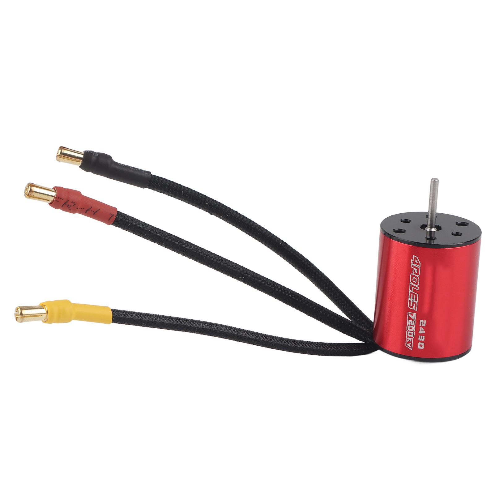Brushless Motor 7200KV 4 Pole Torsion CNC Waterproof Dustproof Red Aluminum Alloy Brushless Motor for 1 18 for 1 16
Brushless Motor 7200KV 4 Pole Torsion CNC Waterproof Dustproof Red Aluminum Alloy Brushless Motor for 1 18 for 1 16