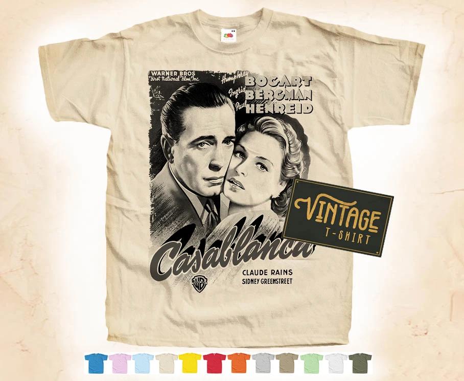 Black Print CASABLANCA vol.3 T-SHIRT Tee Vintage Poster 12 Colors S-5XL 3XL
Black Print CASABLANCA vol.3 T-SHIRT Tee Vintage Poster 12 Colors S-5XL 3XL
