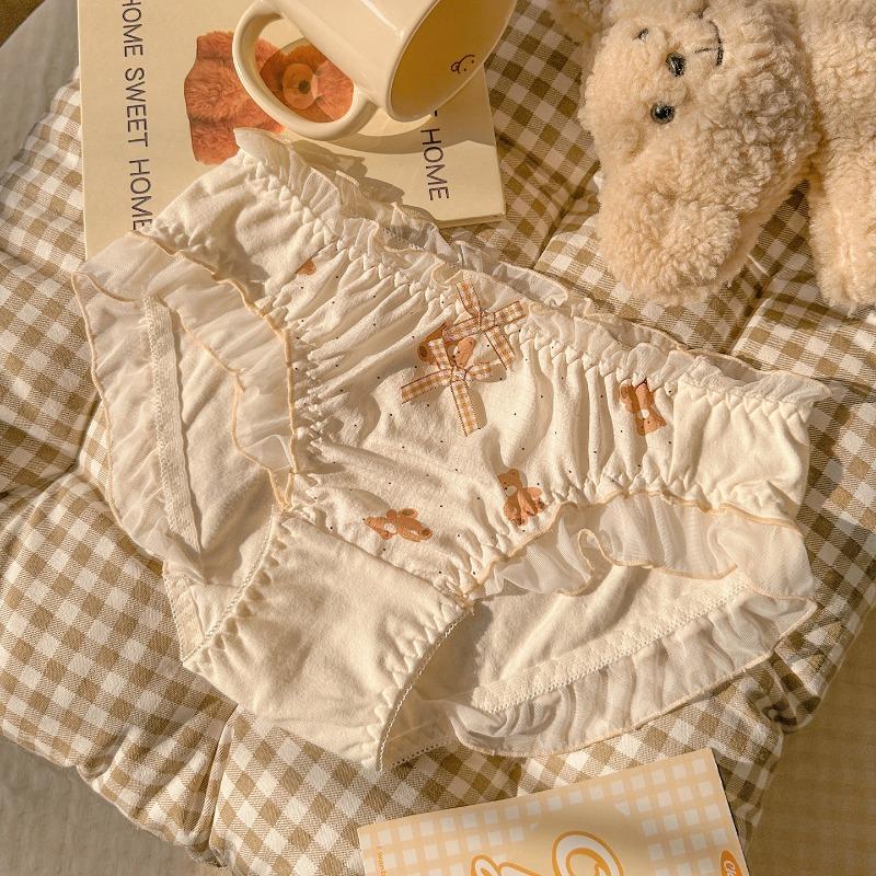 Women Cute Bear Plus Size Panties Cotton Thin High Elasticity No Ride Up Breathable Soft Triangle Underwear XXL бежевый
Women Cute Bear Plus Size Panties Cotton Thin High Elasticity No Ride Up Breathable Soft Triangle Underwear XXL бежевый