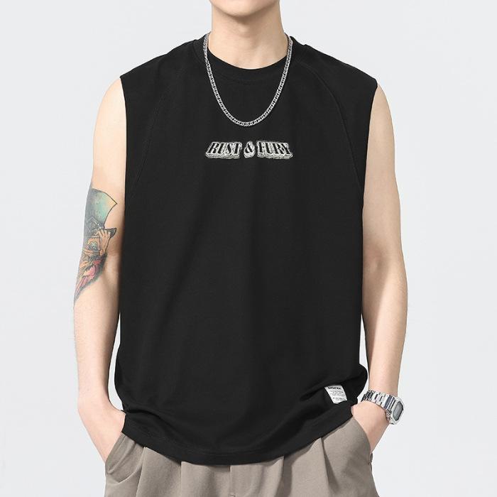 Новая летняя майка без рукавов с английским алфавитом из чистого хлопка в американском спортивном стиле для мужчин 4XL чёрный
Новая летняя майка без рукавов с английским алфавитом из чистого хлопка в американском спортивном стиле для мужчин 4XL чёрный