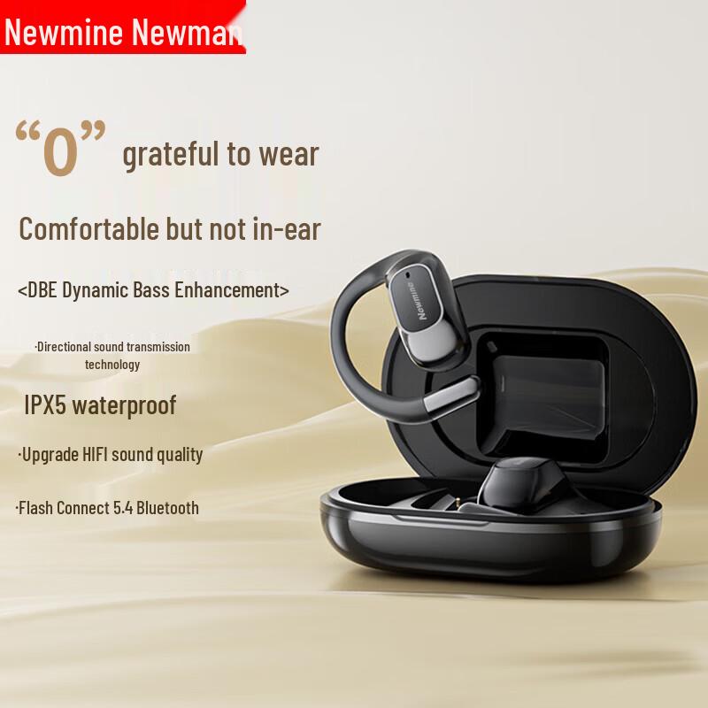 Newmine LY29 Open-Ear Ear-hook Bluetooth Headset
Newmine LY29 Open-Ear Ear-hook Bluetooth Headset