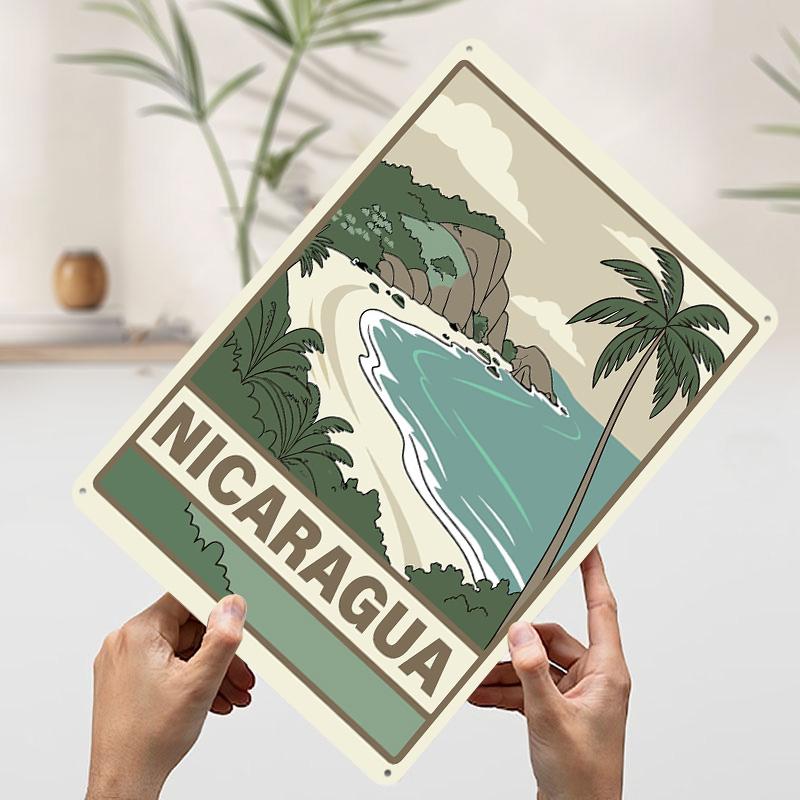 Nicaragua Beach Travel Tinplate Poster Customized Wall Art Vintage Retro Metal Signs for Decoration Garage Decorations Man Cave 7.9x11.8In(20x30cm)
Nicaragua Beach Travel Tinplate Poster Customized Wall Art Vintage Retro Metal Signs for Decoration Garage Decorations Man Cave 7.9x11.8In(20x30cm)