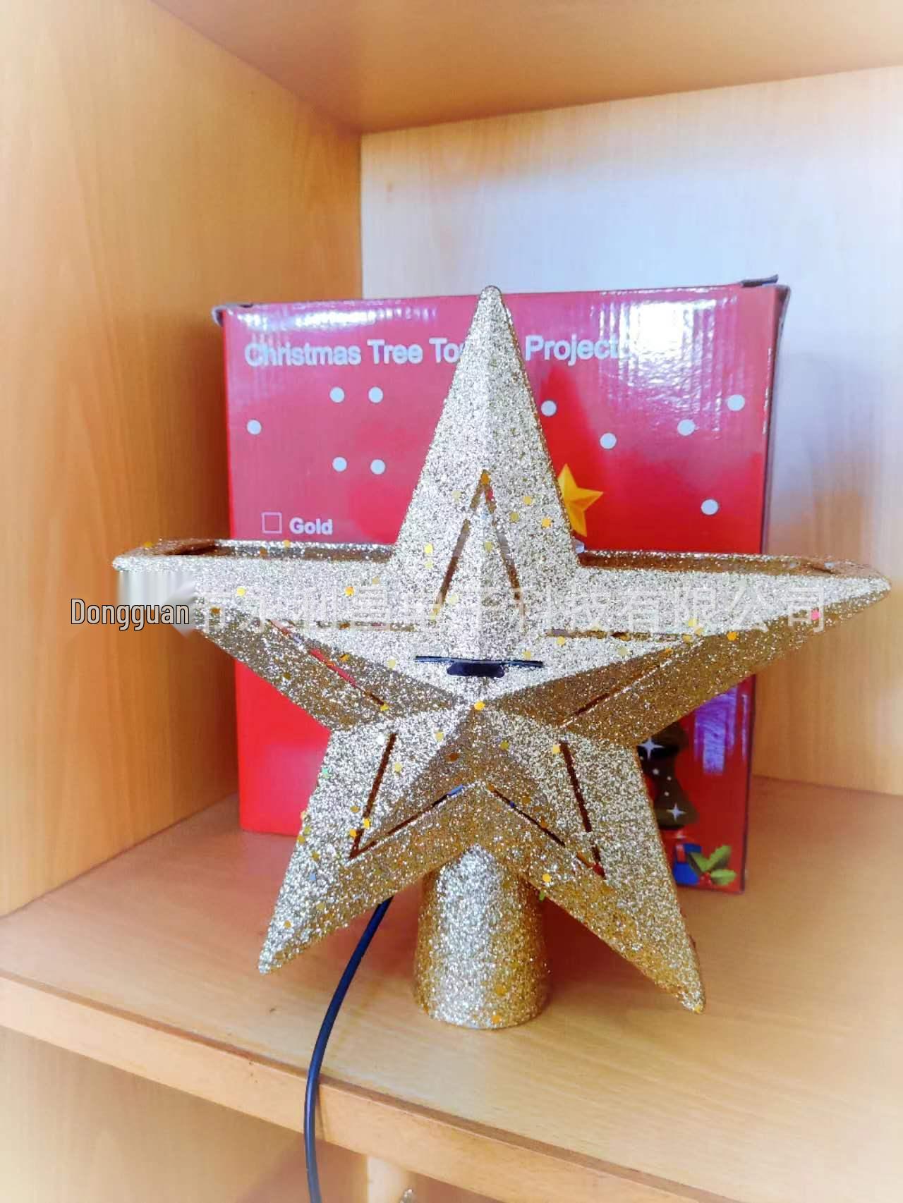 Світлодідна верхівка на ялинку «Обертова сніжинка, зоряне небо» з 3D-проєкцією 5W
Світлодідна верхівка на ялинку «Обертова сніжинка, зоряне небо» з 3D-проєкцією 5W