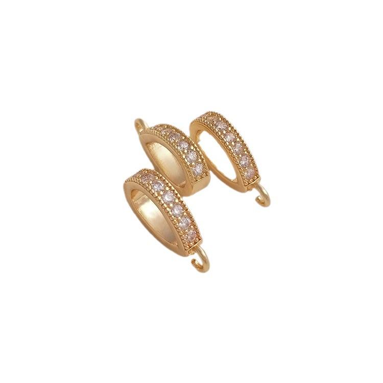 14K Gold-Filled Color-Preserving Zircon Melon Seed Clasp: Large Connector for Handmade DIY Pearl Chain Necklaces White Gold Zircon Seed Buckle 1pc
14K Gold-Filled Color-Preserving Zircon Melon Seed Clasp: Large Connector for Handmade DIY Pearl Chain Necklaces White Gold Zircon Seed Buckle 1pc