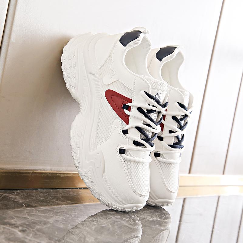 Женская повседневная обувь Весна Новые легкие спортивные туфли с толстой подошвой и увеличенной внутренней высотой Кроссовки для бега 35
Женская повседневная обувь Весна Новые легкие спортивные туфли с толстой подошвой и увеличенной внутренней высотой Кроссовки для бега 35