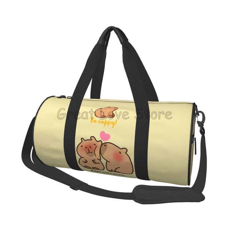 Cute Kapibala Be Cappy Large Capacity Luggage Bag for Boys Girls Cartoon Pattern Travel Duffel Bag for School Sport Gym Yoga
Cute Kapibala Be Cappy Large Capacity Luggage Bag for Boys Girls Cartoon Pattern Travel Duffel Bag for School Sport Gym Yoga