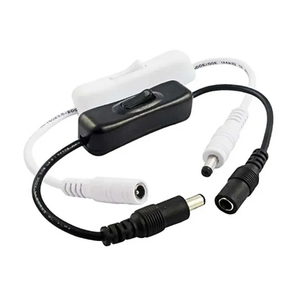 Plastic Female Male Power Cable DC 12V DC Connector Button Switch Light Switch LED Strip Light чорний
Plastic Female Male Power Cable DC 12V DC Connector Button Switch Light Switch LED Strip Light чорний