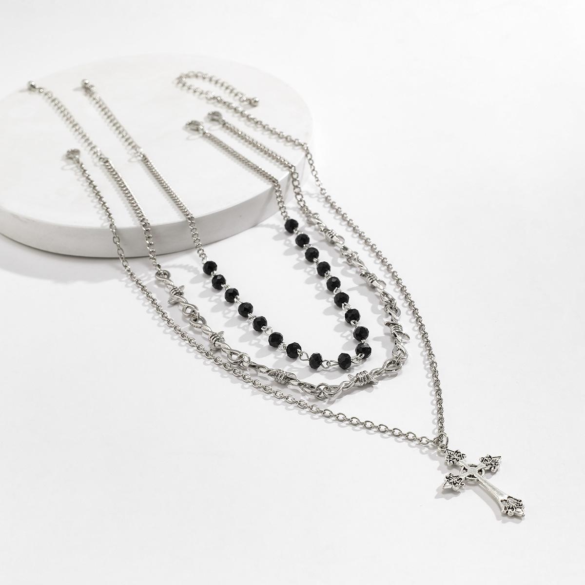 Аксессуары Винтажное готическое ожерелье-цепочка Diablo с ключицей, хип-хоп подвеска-крестик
Аксессуары Винтажное готическое ожерелье-цепочка Diablo с ключицей, хип-хоп подвеска-крестик