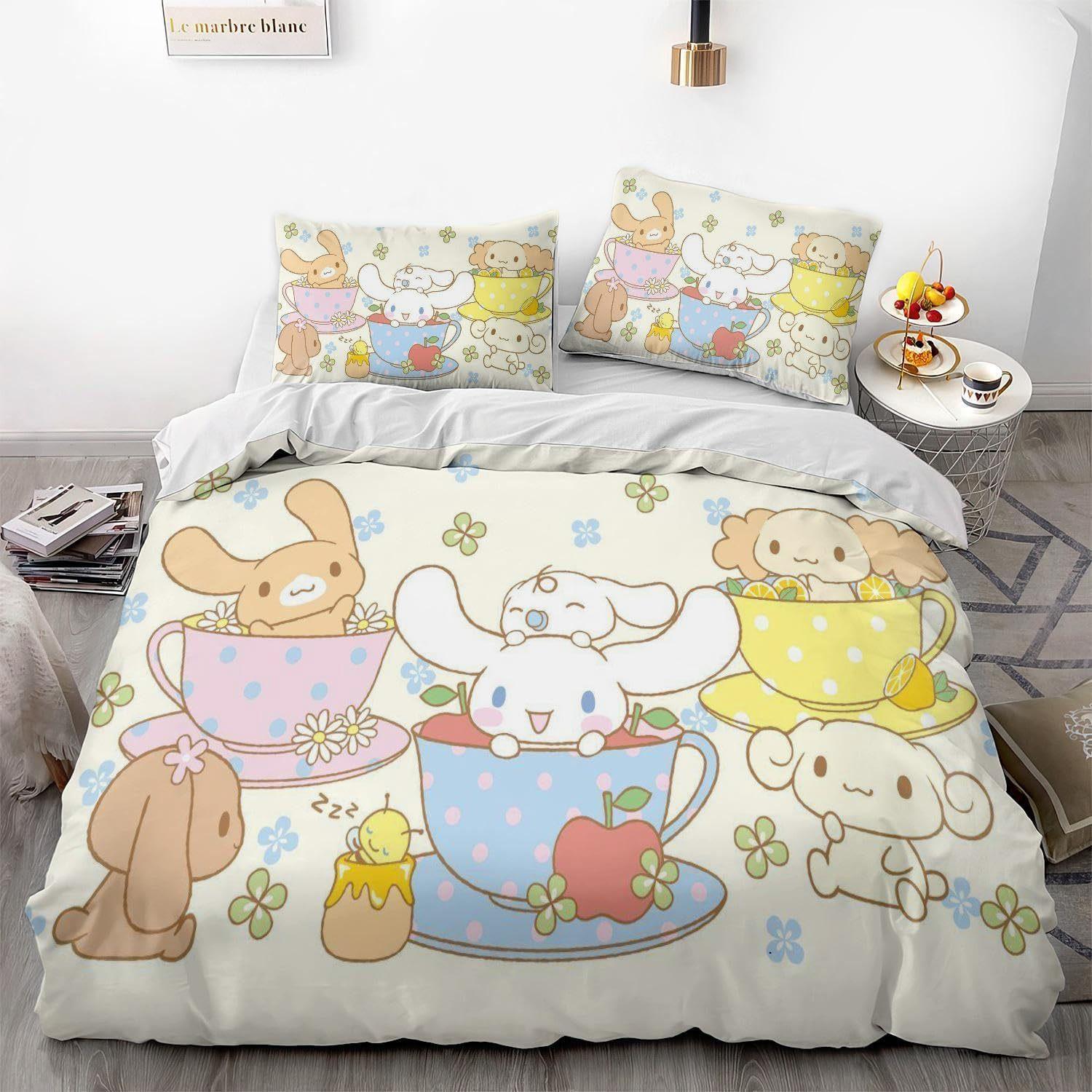 Постільна білизна з принтом Cinnamoroll Комплекти Ковдра Покривало Наволочка 2-3 Предмети Комплекти Дитячий Дорослий Розмір Декор Спальні EU King 240x220cm
Постільна білизна з принтом Cinnamoroll Комплекти Ковдра Покривало Наволочка 2-3 Предмети Комплекти Дитячий Дорослий Розмір Декор Спальні EU King 240x220cm