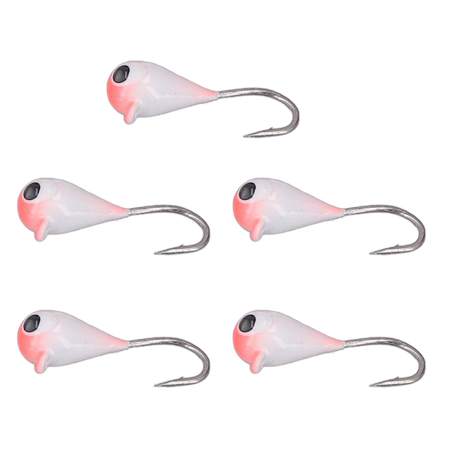 5PCS Ice Fishing Hooks 4MM High Carbon Steel Fishing Jig Lures Set for Outdoor Perch Angling
5PCS Ice Fishing Hooks 4MM High Carbon Steel Fishing Jig Lures Set for Outdoor Perch Angling