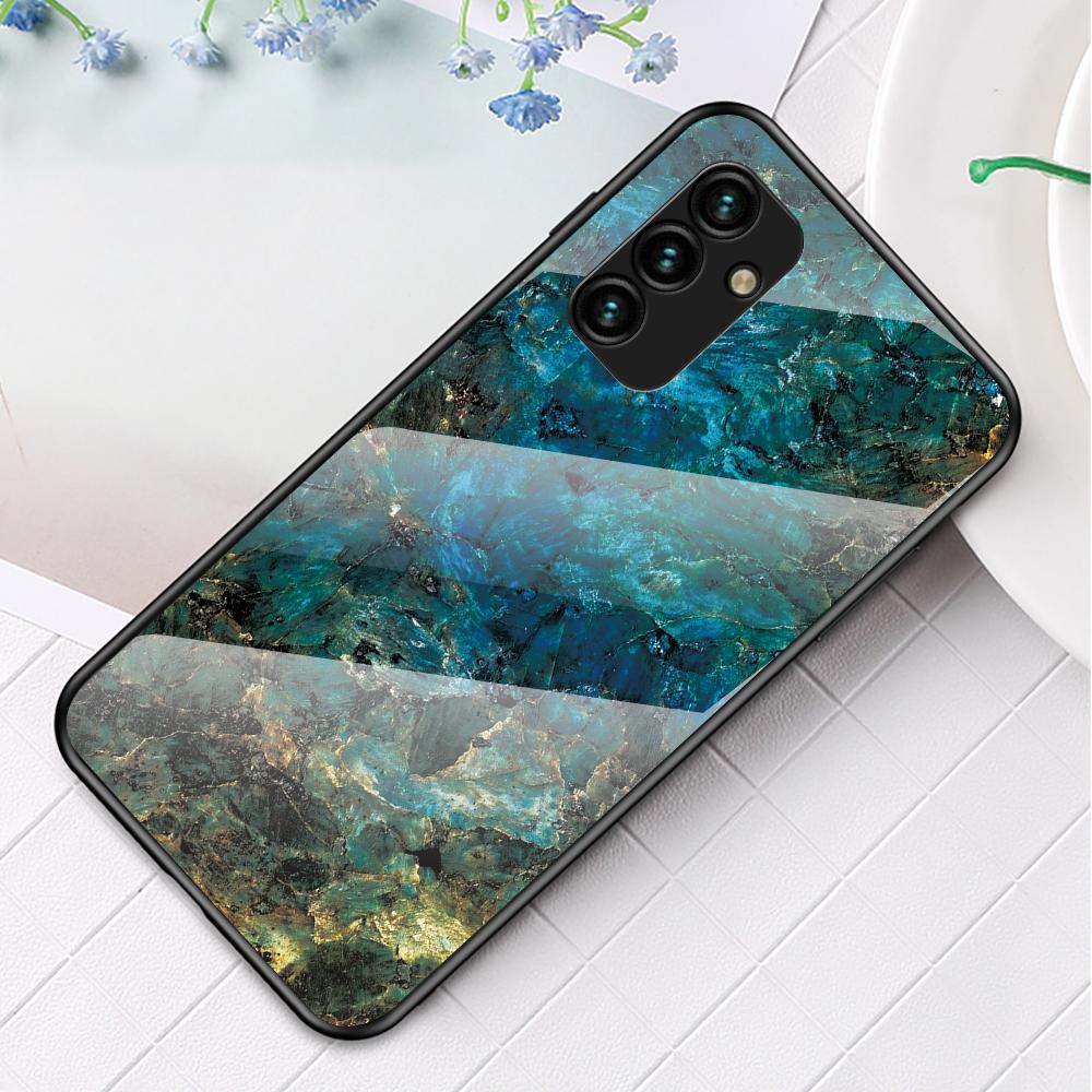 For Samsung Galaxy A34 5G Marble Pattern Printing Tempered Glass+PC+TPU Phone Case Anti-drop Back Cover Emerald Marble
For Samsung Galaxy A34 5G Marble Pattern Printing Tempered Glass+PC+TPU Phone Case Anti-drop Back Cover Emerald Marble
