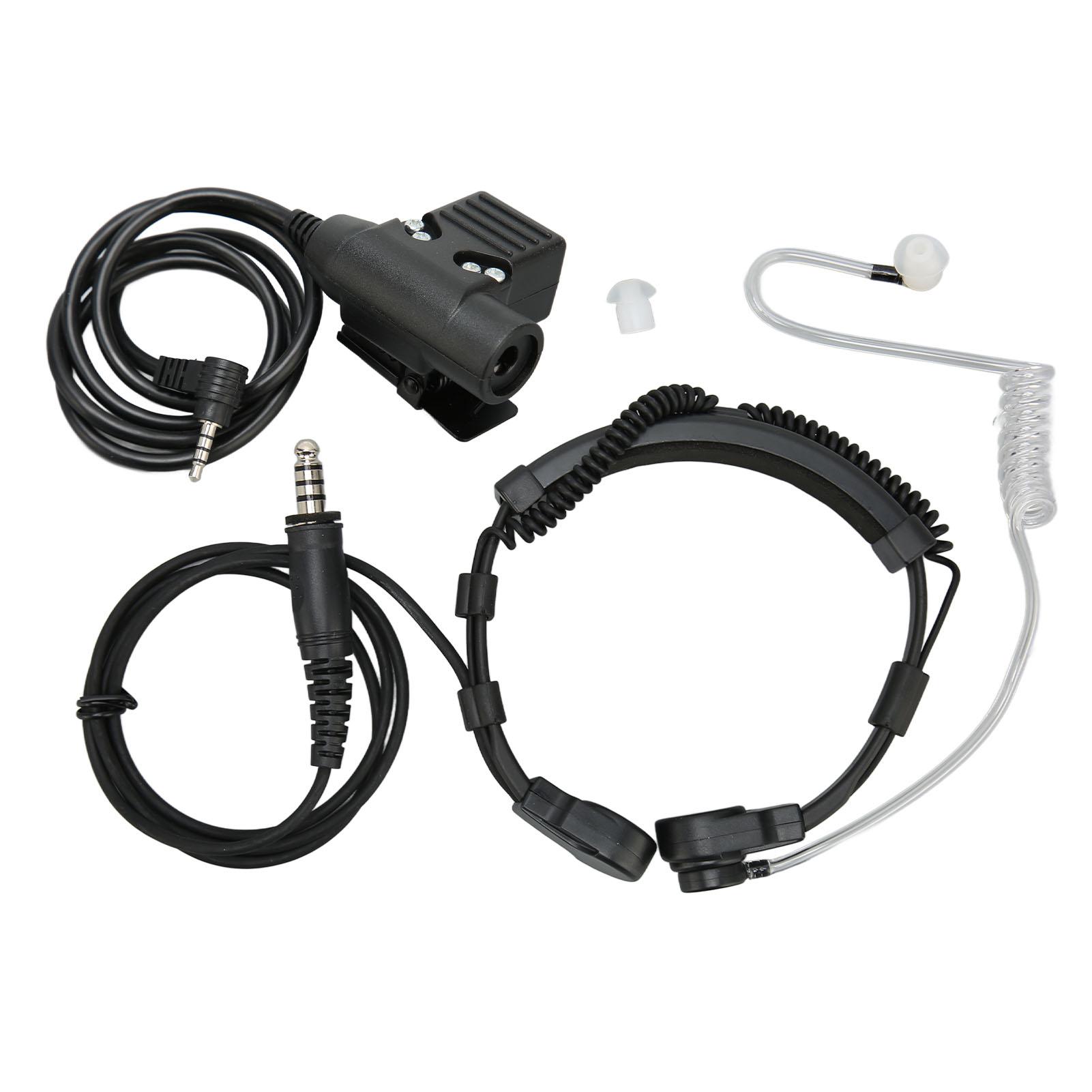 U94 PTT and Throat Control Headset Noise Reduction Walkie Talkie Headset with PTT for YAESU VX 1R
U94 PTT and Throat Control Headset Noise Reduction Walkie Talkie Headset with PTT for YAESU VX 1R