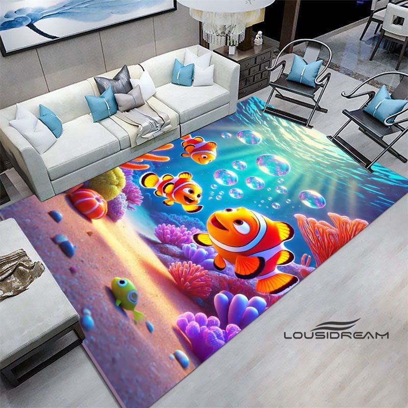 3D cartoon Finding Nemo rug, suitable for bedrooms, living rooms, sofas, doormats, large size children s non-slip rug, gift. 60x90cm
3D cartoon Finding Nemo rug, suitable for bedrooms, living rooms, sofas, doormats, large size children s non-slip rug, gift. 60x90cm