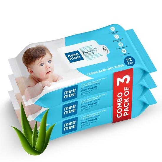 Влажные салфетки Mee Mee Baby Gentle с экстрактом алоэ вера, 72 шт., упаковка из 3 шт.
Влажные салфетки Mee Mee Baby Gentle с экстрактом алоэ вера, 72 шт., упаковка из 3 шт.