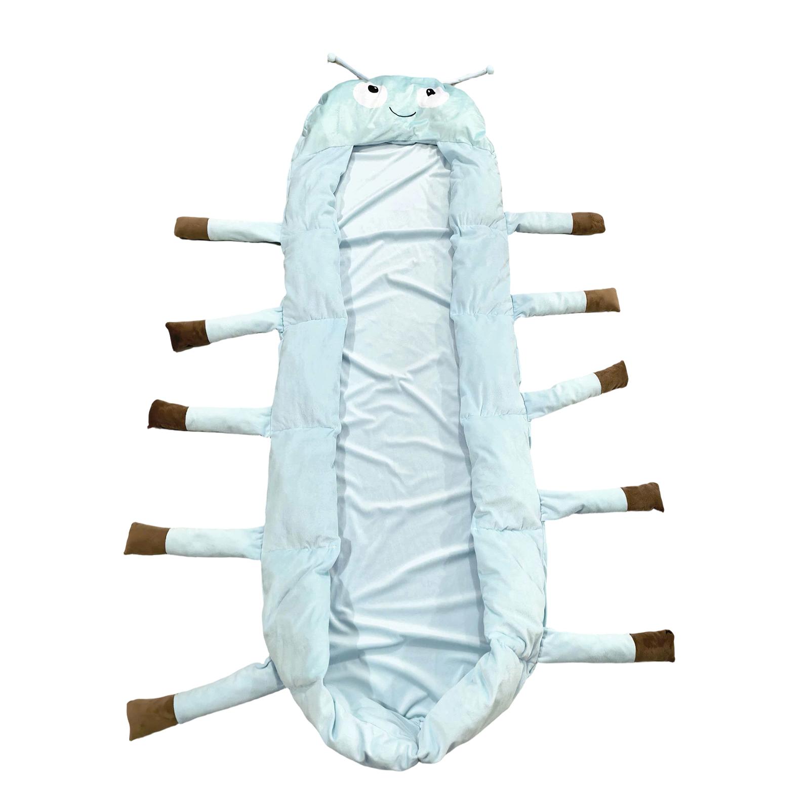 Caterpillar Shaped Sleeping Bag with 3D Design Plush Material and Soft Padded Interior for Indoor and Outdoor Portable Use One Size синий
Caterpillar Shaped Sleeping Bag with 3D Design Plush Material and Soft Padded Interior for Indoor and Outdoor Portable Use One Size синий