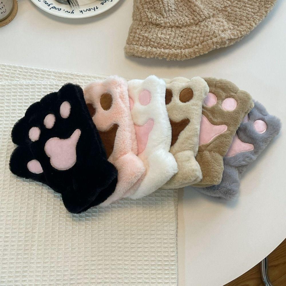 Однотонные перчатки Bear Paw для женщин, варежки, мягкие зимние бархатные перчатки для женщин розовый 
Однотонные перчатки Bear Paw для женщин, варежки, мягкие зимние бархатные перчатки для женщин розовый