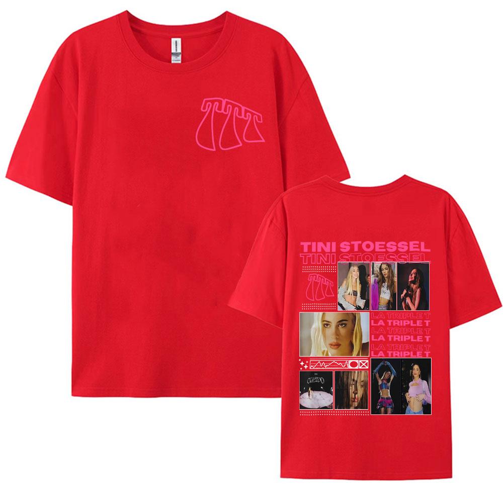 Singer TINI STOESSEL La Triple T Album Tour Tee Shirt Fashion Aesthetic High Street T Shirt Men Women Casual 100 Cotton Tshirt S
Singer TINI STOESSEL La Triple T Album Tour Tee Shirt Fashion Aesthetic High Street T Shirt Men Women Casual 100 Cotton Tshirt S