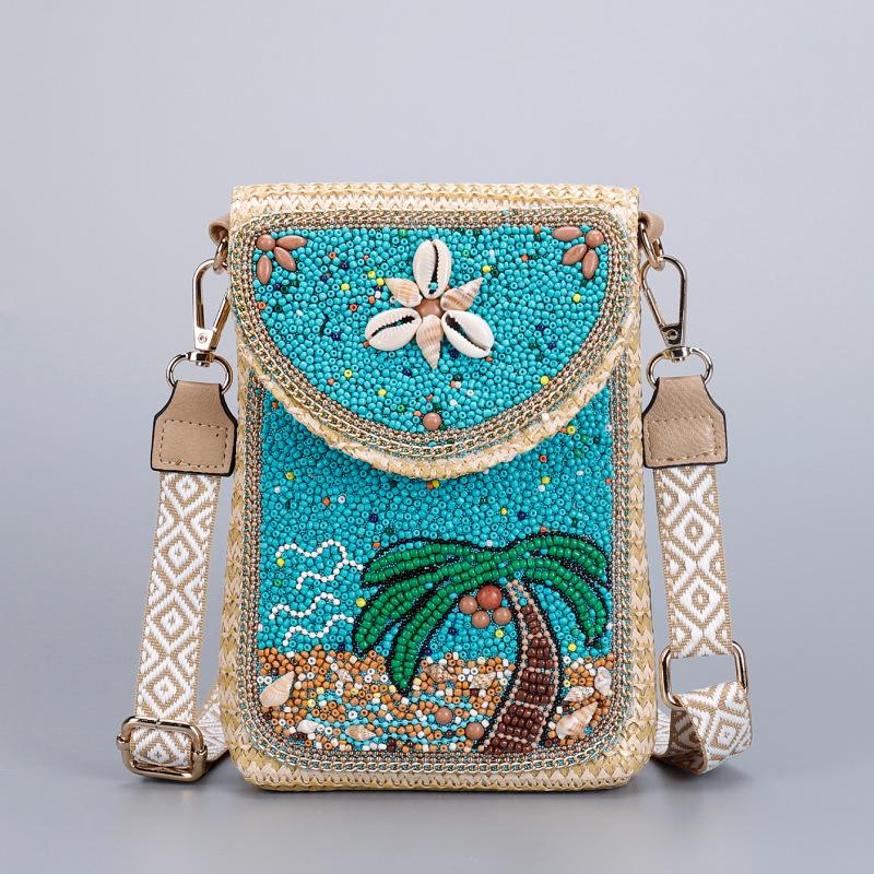 Premium straw messenger bag 2025 new fashion rice bead bag European and American woven women s shoulder mobile phone bag 15*4*19
Premium straw messenger bag 2025 new fashion rice bead bag European and American woven women s shoulder mobile phone bag 15*4*19