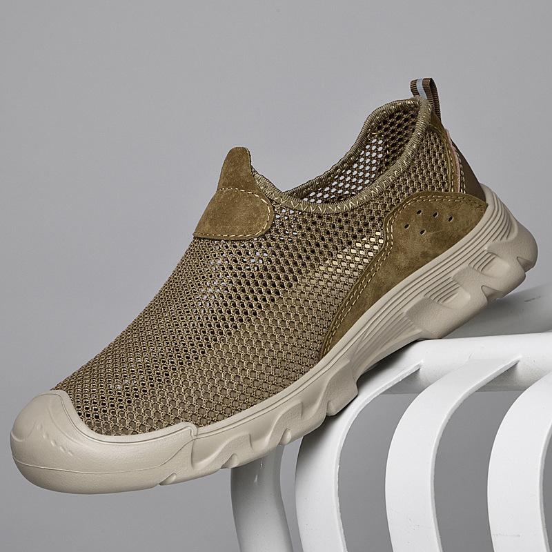 Men s one-pedal cover sports casual shoes breathable and lightweight mountaineering wear-resistant casual shoes mesh outdoor shoes 45 хакі
Men s one-pedal cover sports casual shoes breathable and lightweight mountaineering wear-resistant casual shoes mesh outdoor shoes 45 хакі