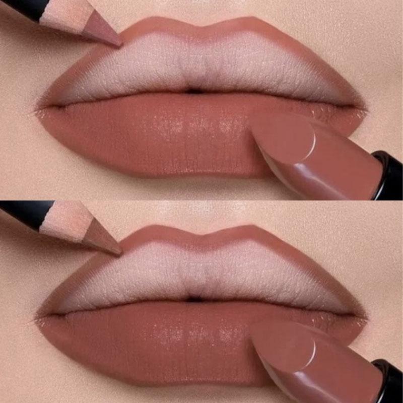 2 in 1 Lipliner Lipstick Pen Longlasting Waterproof Non Fading Color Women Makeup Lip Contouring Matte Lip Gloss Korean Cosmetic
2 in 1 Lipliner Lipstick Pen Longlasting Waterproof Non Fading Color Women Makeup Lip Contouring Matte Lip Gloss Korean Cosmetic