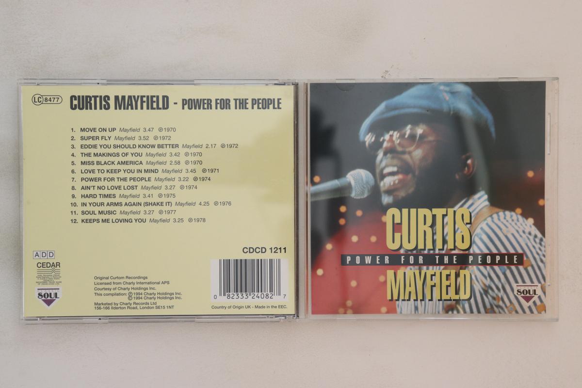 CD CURTIS MAYFIELD - Power For The People CDCD1211 Classic Soul 1994 UK Soul/Funk Used
CD CURTIS MAYFIELD - Power For The People CDCD1211 Classic Soul 1994 UK Soul/Funk Used