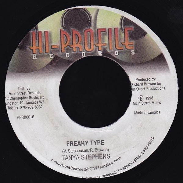7inch Record TANYA STEPHENS - Freaky Type HPRB0016 Hi-Profile Reco 1998 Jamaica Reggae, Ska & Dub Used
7inch Record TANYA STEPHENS - Freaky Type HPRB0016 Hi-Profile Reco 1998 Jamaica Reggae, Ska & Dub Used