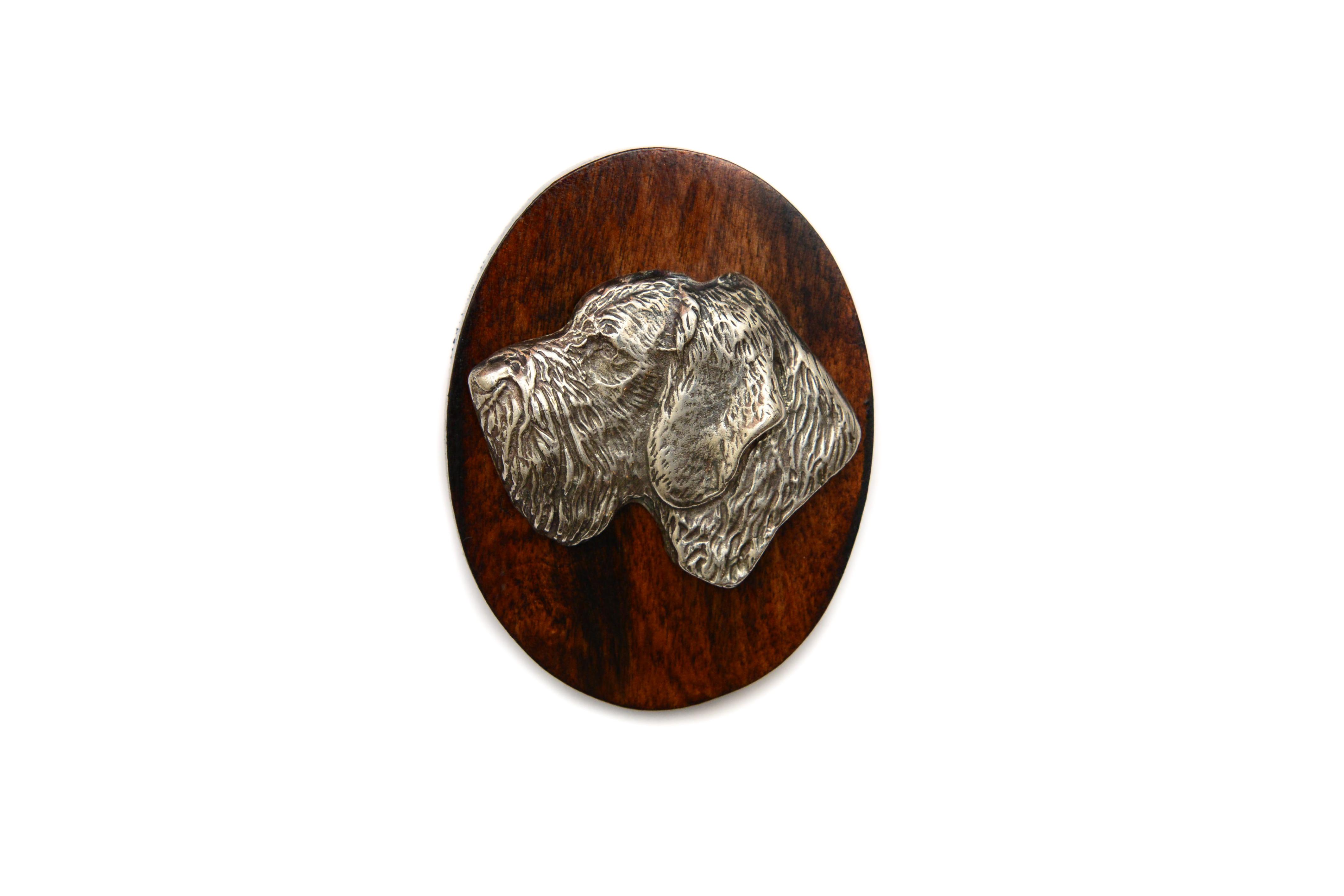 German Wirehaired Pointer - Dog show brooch, starter number clip, dog pin by Art-Dog коричневий
German Wirehaired Pointer - Dog show brooch, starter number clip, dog pin by Art-Dog коричневий