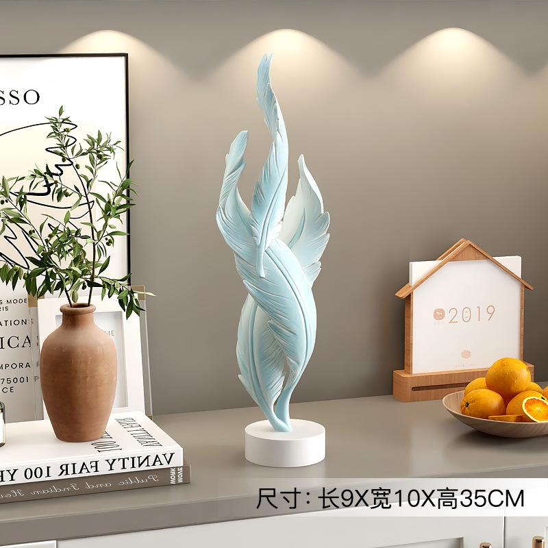 1Pcs Modern Luxury Feather Resin Jewelry Home Living Room Wine Cabinet Statue Decoration Store Hotel Bar Furniture Crafts
1Pcs Modern Luxury Feather Resin Jewelry Home Living Room Wine Cabinet Statue Decoration Store Hotel Bar Furniture Crafts