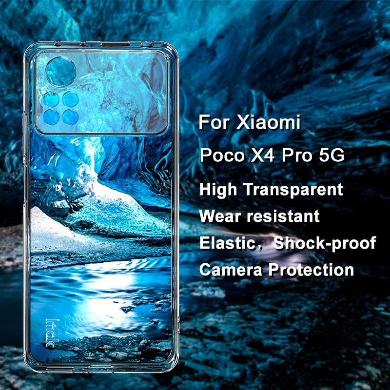 IMAK UX-5 Series Protective Case for Xiaomi Poco X4 Pro 5G Soft Light Slim Clear TPU Cell Phone Shell Cover A 
IMAK UX-5 Series Protective Case for Xiaomi Poco X4 Pro 5G Soft Light Slim Clear TPU Cell Phone Shell Cover A