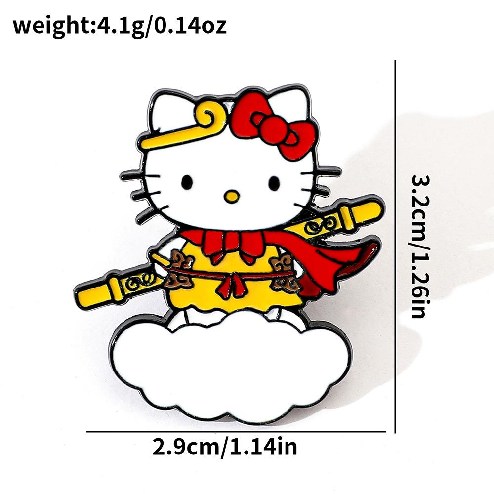 Японський милий мультяшний Sanrio металевий значок Hello Kitty стиль Вуконг сплав крапельна брошка аксесуар шпилька
Японський милий мультяшний Sanrio металевий значок Hello Kitty стиль Вуконг сплав крапельна брошка аксесуар шпилька