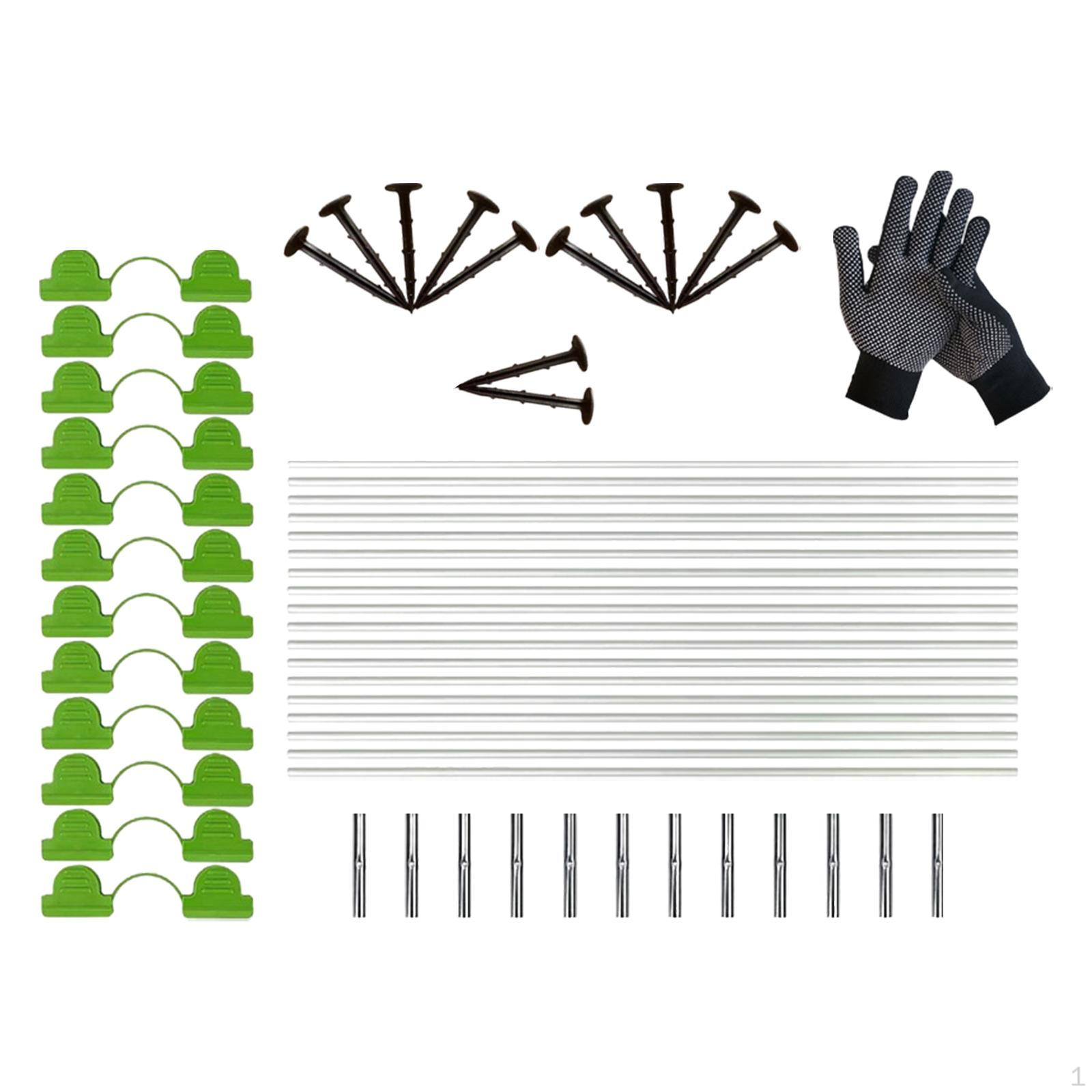 Durable Plant Support Hoops for Garden Netting and Raised Beds 18 Hoops Set
Durable Plant Support Hoops for Garden Netting and Raised Beds 18 Hoops Set
