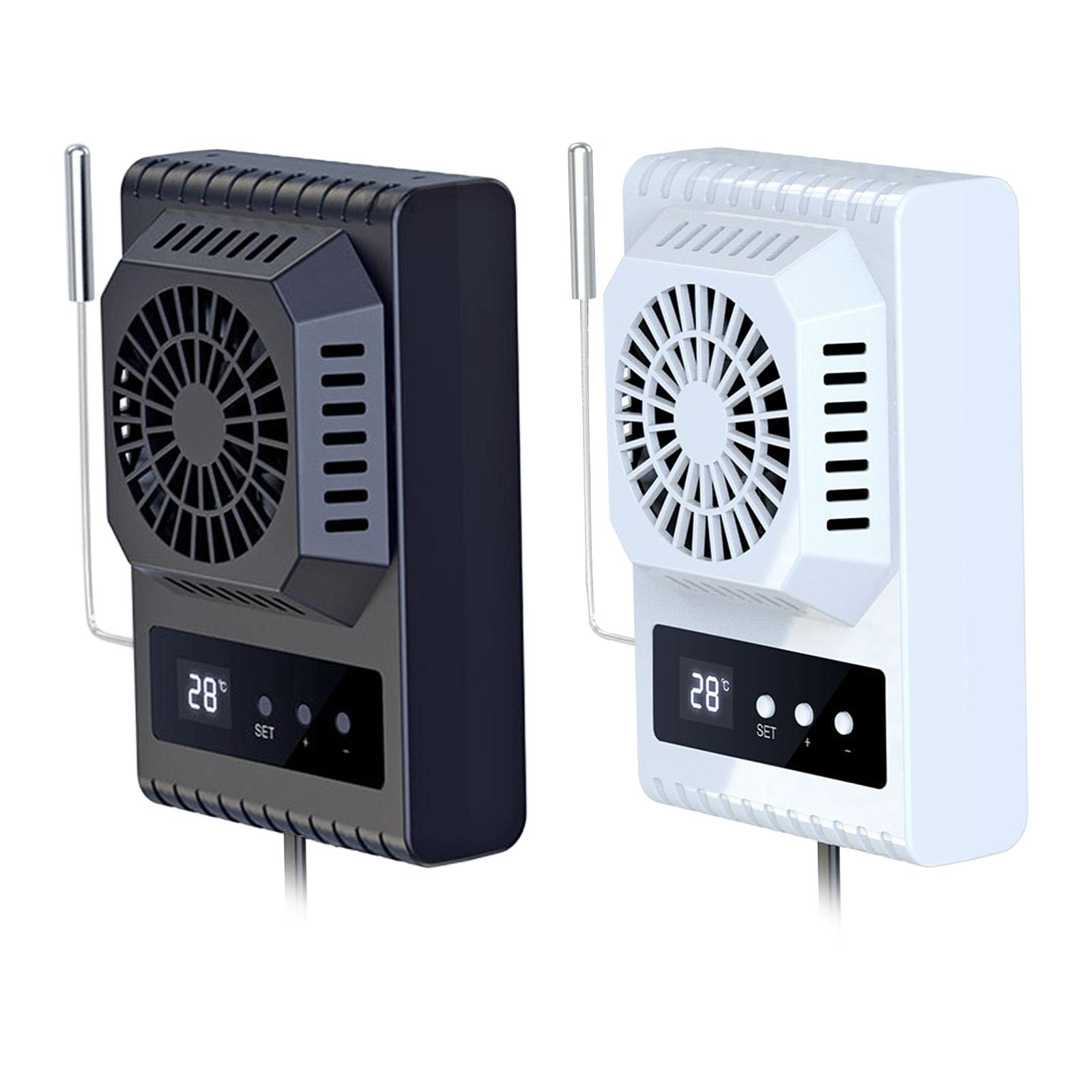 Quiet Reptile Tank Fan with LCD Temperature Control Efficient Cooling Heating for Breeding Box Bird Cage Enclosure білий
Quiet Reptile Tank Fan with LCD Temperature Control Efficient Cooling Heating for Breeding Box Bird Cage Enclosure білий