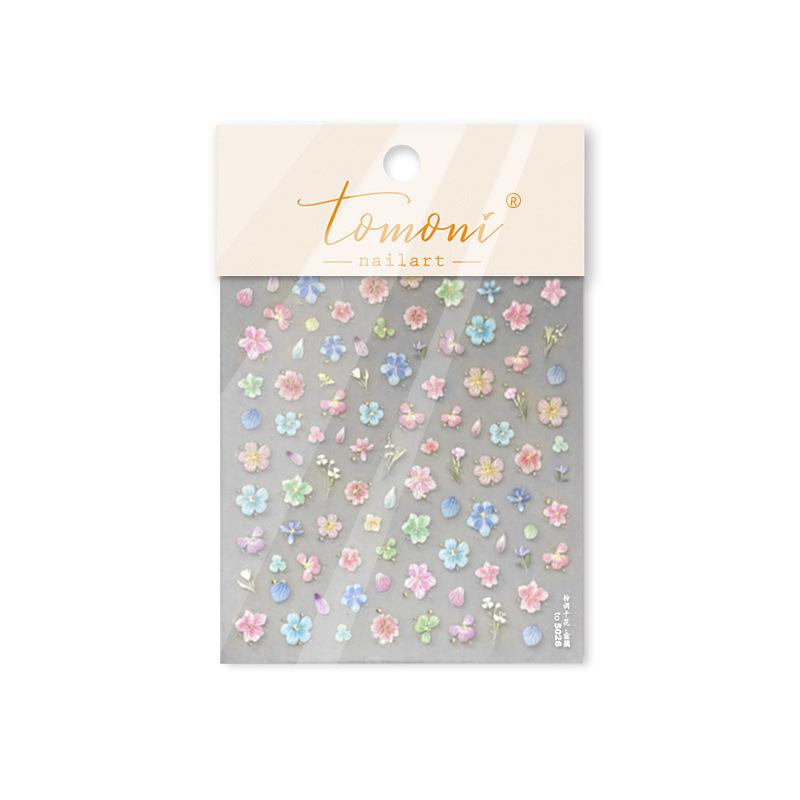 Детские японские наклейки для ногтей Tomoni розовые с цветочным узором
Детские японские наклейки для ногтей Tomoni розовые с цветочным узором