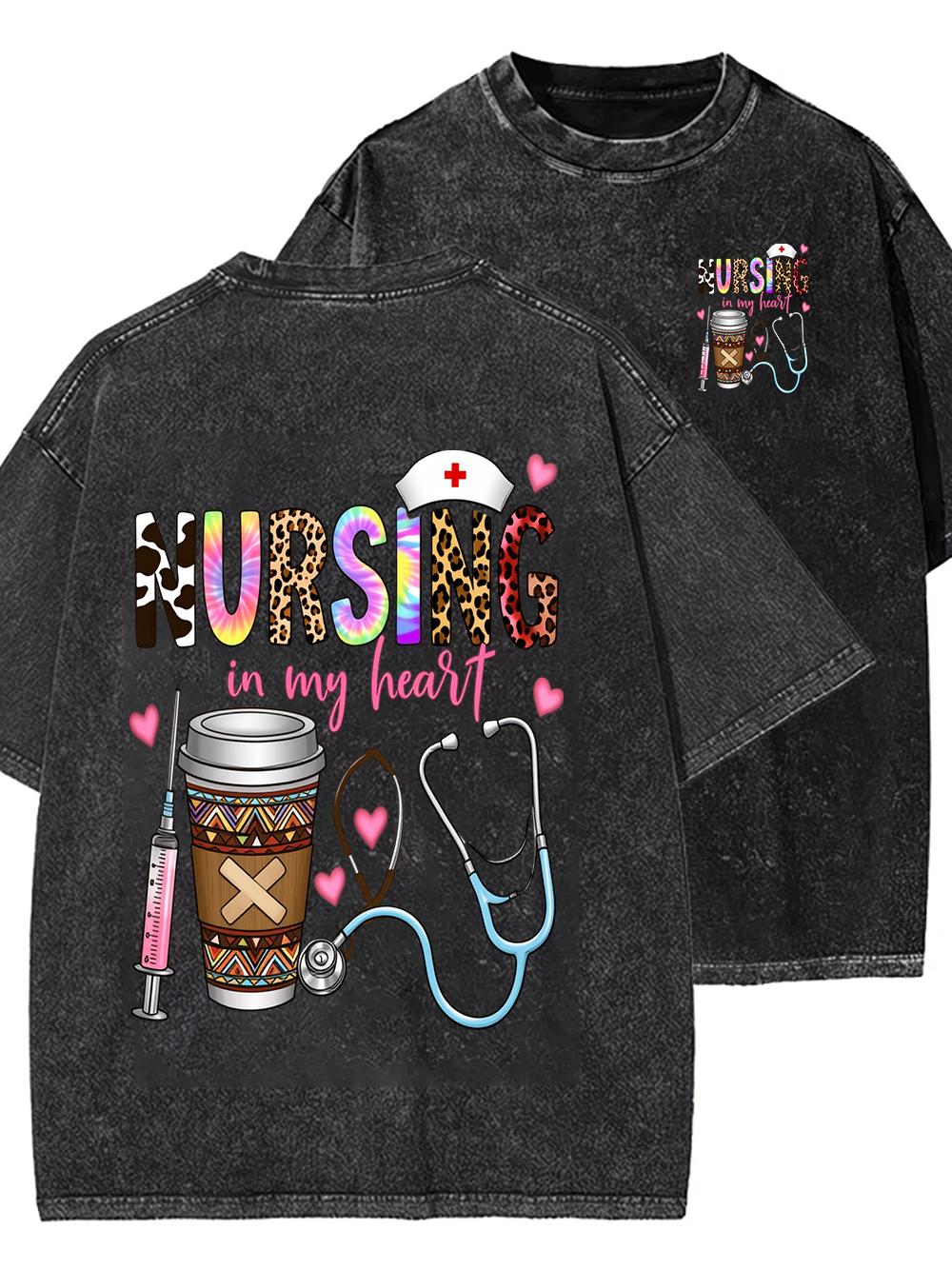 Female Nurse Summer Doublesided Tshirt Top Round Neck Plus Size Casual Short Sleeved Street Couple Tshirt Gifts S
Female Nurse Summer Doublesided Tshirt Top Round Neck Plus Size Casual Short Sleeved Street Couple Tshirt Gifts S