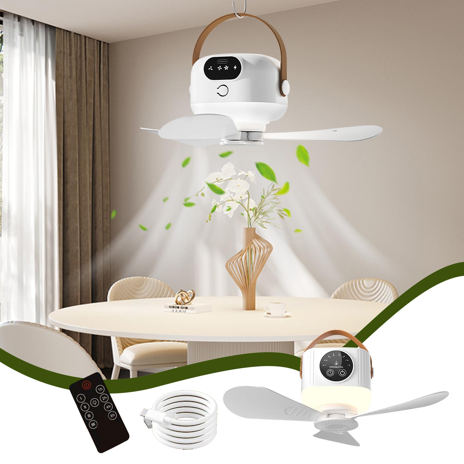 Camping Ceiling Fan USB Charging Remote Controlled Ceiling Fan with 3 Gears And Light Portable Ceiling Fans for Bedroom China Mainland
Camping Ceiling Fan USB Charging Remote Controlled Ceiling Fan with 3 Gears And Light Portable Ceiling Fans for Bedroom China Mainland