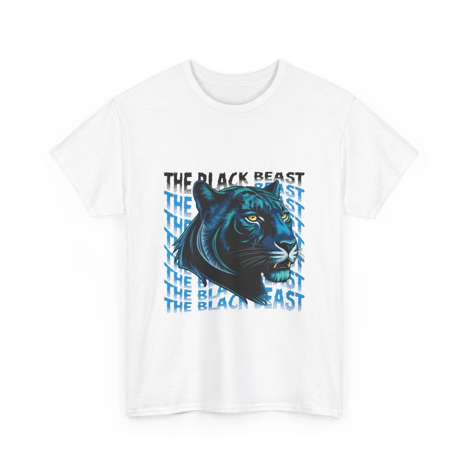 Black Beast Panther Graphic Tee | Retro Blue Typographic Design, Cool Animal Tee L
Black Beast Panther Graphic Tee | Retro Blue Typographic Design, Cool Animal Tee L