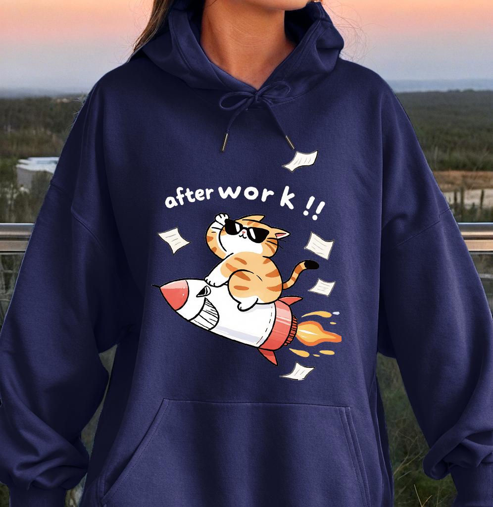 Creative After Work Rocket Cat Design Unisex Hoody Cartoons Creativity Clothing Warm Soft Sportswear Crewneck Basic Clothes 3XL
Creative After Work Rocket Cat Design Unisex Hoody Cartoons Creativity Clothing Warm Soft Sportswear Crewneck Basic Clothes 3XL